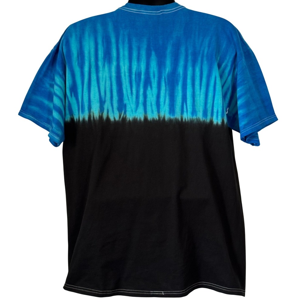 Hanes Heavyweight Cruisin Las Vegas Motorcycle Tie Dye Graphic T-Shirt Men's XL - Picture 3 of 7
